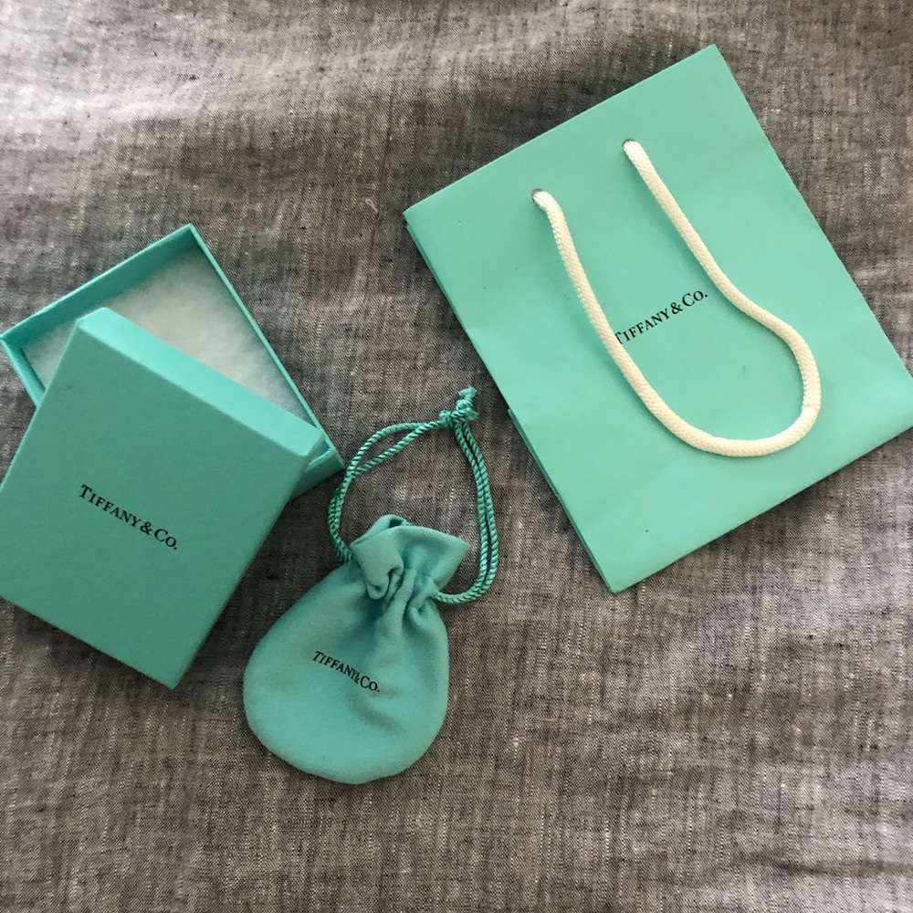Authentic Tiffany & Co bag, box, and dust bag